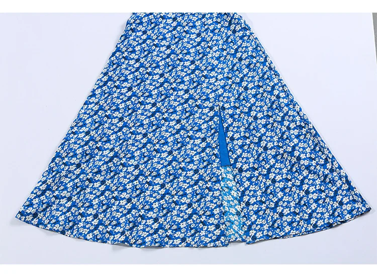 

Women's 2021 new spring floral dress summer skirt white dress dress for women