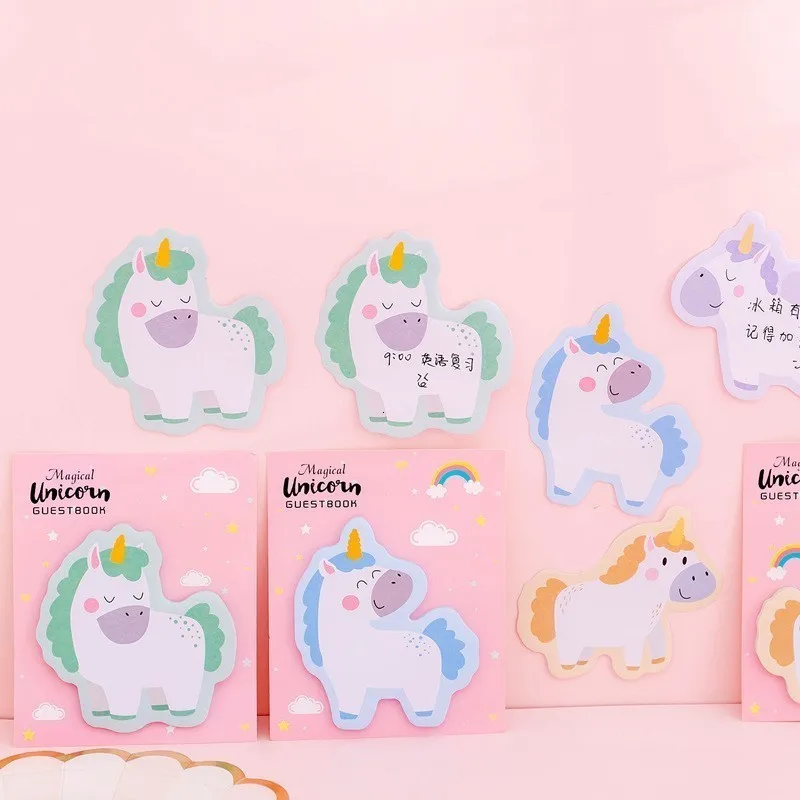 Милый мультяшный блокнот, креативный блокнот для заметок, Kawaii, Липкие заметки, планировщик для скрапбукинга, наклейки, подарок, офисное украшение, принадлежности 02124