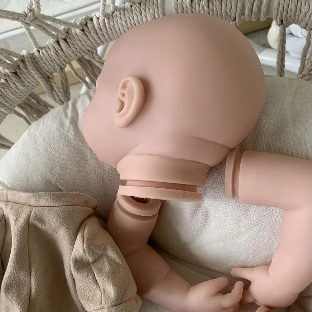 

22inch Reborn Olivia Doll Kits Pinky Color Soft DIY Doll Parts Christmas Halloween Children's Gifts