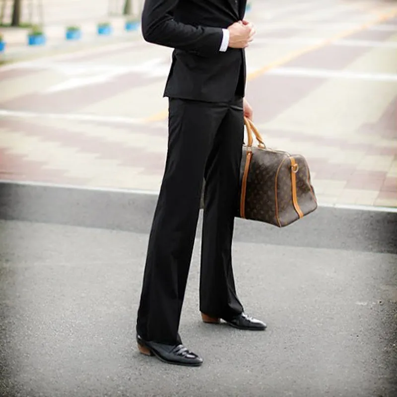 Новые мужские брюки с микро-колокольчиком на весну и лето деловая Повседневная