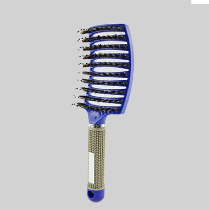 

Hair Brush Scalp Massage Comb Hairbrush Bristle&Nylon Women Wet Curly Detangle Hair Brush for Salon Hairdressing Styling Tools