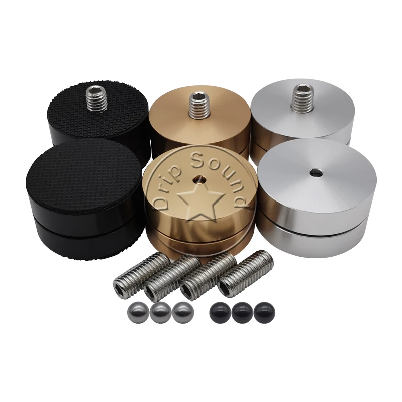 4 шт. 39 мм алюминиевый динамик из нержавеющей стали ударопрочные шипы усилитель