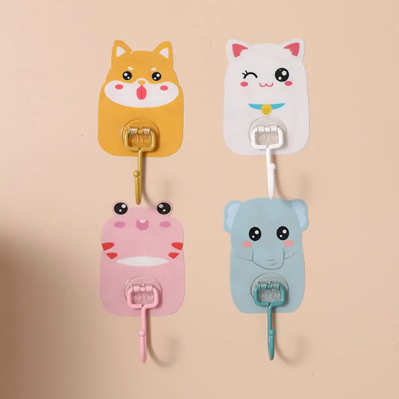 

Симпатичный крючок в виде животного, настенный крючок для холодильника, настенный кухонный декоративный крючок для ключей для детской комн...