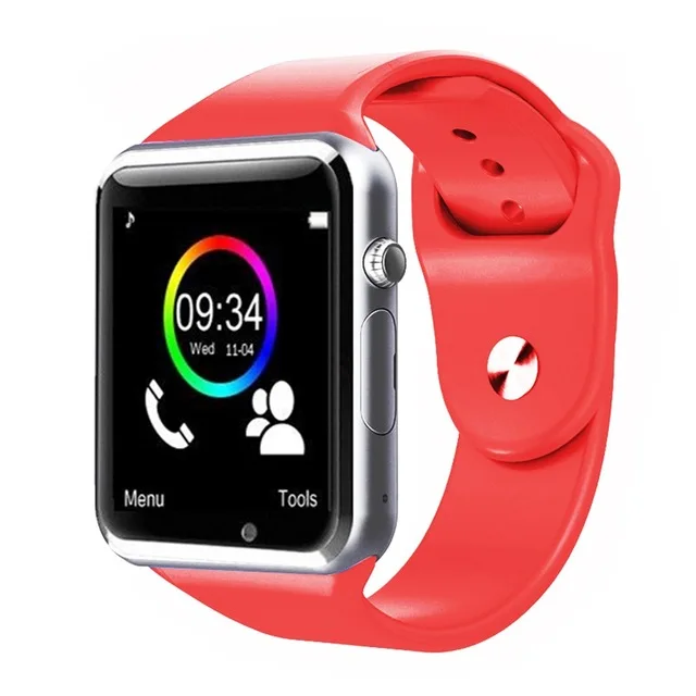 GT08 Смарт-часы для Apple Watch для мужчин и женщин Android наручные часы умная электроника умные часы с камерой SIM TF карта PK Y1 - Цвет: Red