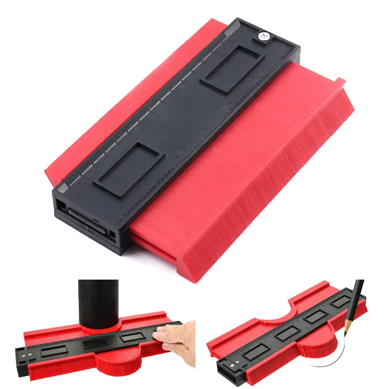 

Widening Profiling Ruler Irregular Contour Gauge Woodworking Tool Radian Ruler Contour Gauge Shaper Auto Shape Duplicator