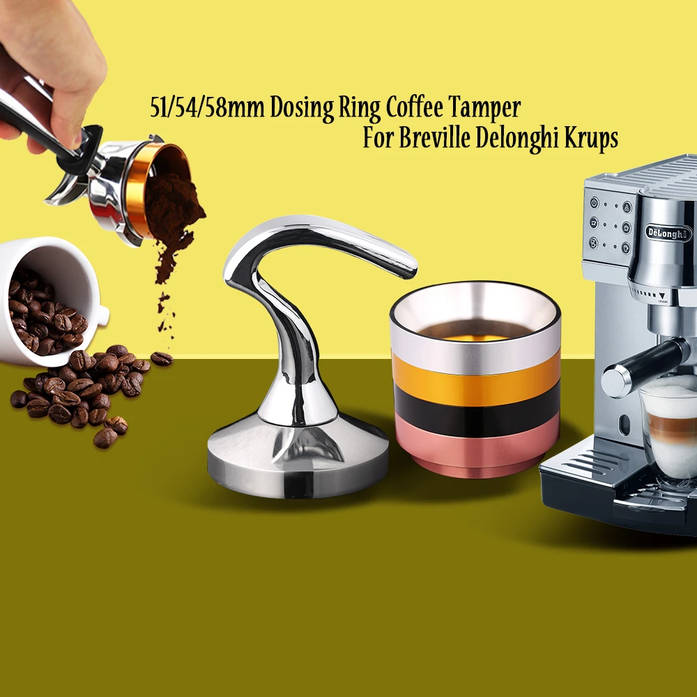 Колпачок для кофе эспрессо Breville Delonghi Krups из нержавеющей стали 51/54/58 мм алюминиевый