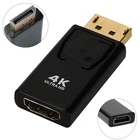 Переходник с 4K дисплея на HDMI-совместимый переходник с DP на HDMI-совместимый с женским кабелем преобразователь видео и аудио для ПК ноутбука проектора