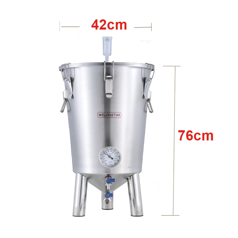 Home brewing Fermentation tank beer craft Brewery stainless steel conical 65 liters | Дом и сад