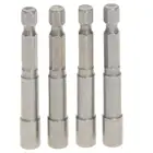 Utoolmart высокое качество 4 шт. 65 мм длиной 5,5 мм 14 дюйма Горячая хвостовик Размеры магнитный шестигранный Набор торцевых головок Impact гайка сеттер сменная насадка для отвёртки адаптер