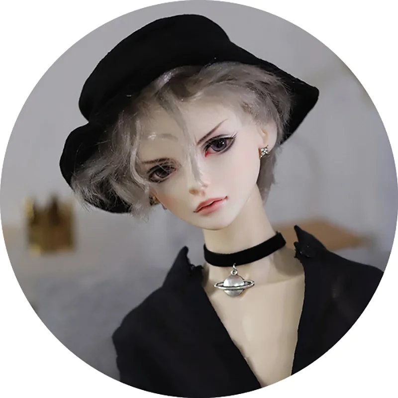 Allaosify 1/3 1/4 дядя BJD ювелирных изделий имитация жемчуга воротник темно бархатный