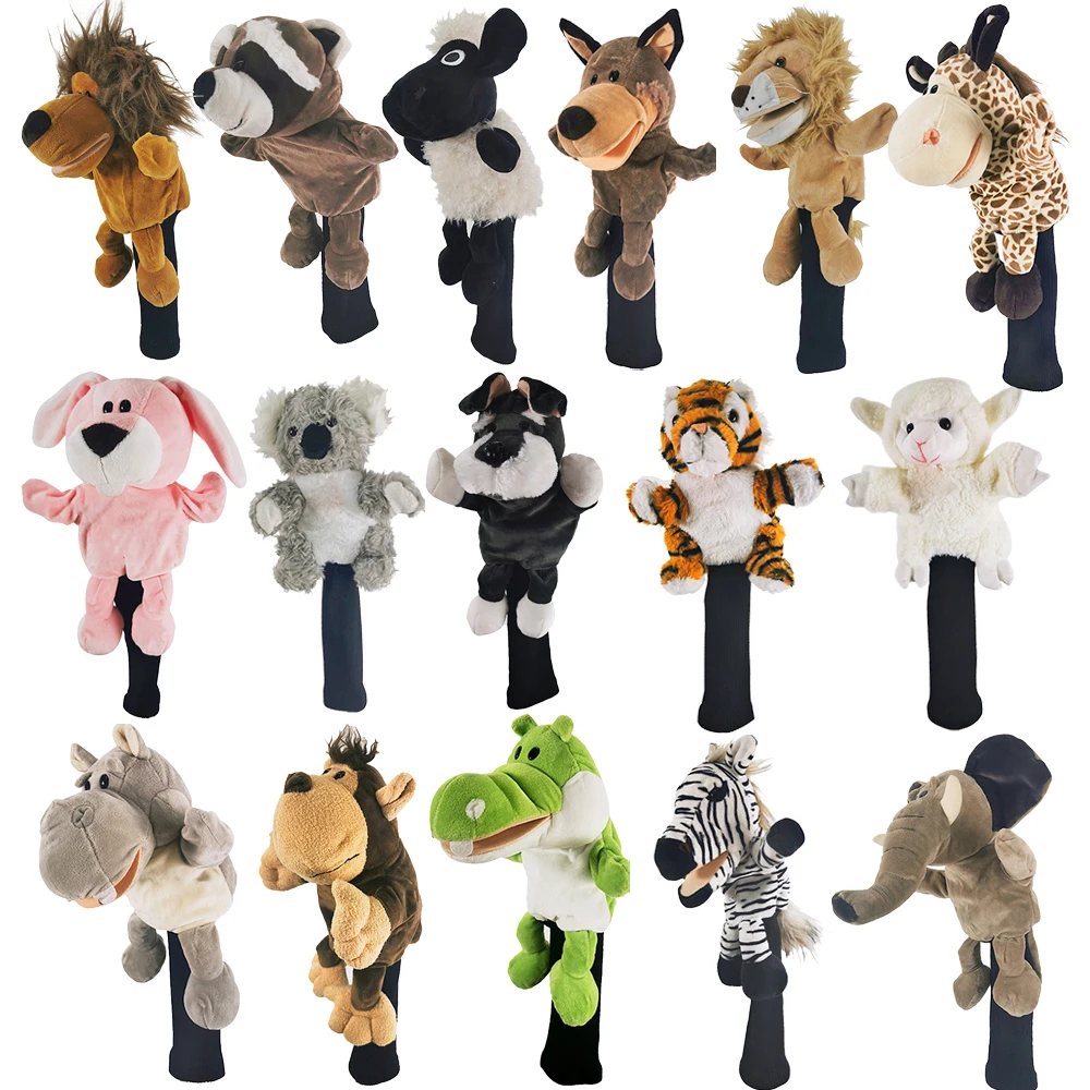 

Все виды животных, головные уборы для гольфа, Искусственная елка, подходит для мужчин и женщин, новинка, талисман, милый подарок