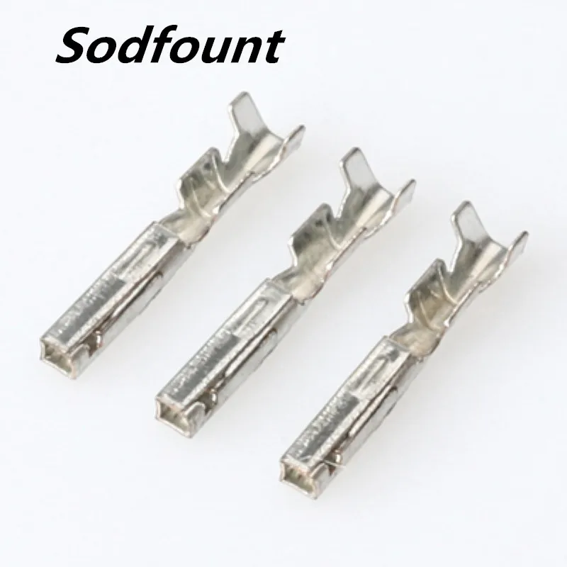 100 шт, H62, латунный Луженый 0,4 мм Стандартный автомобильный разъем