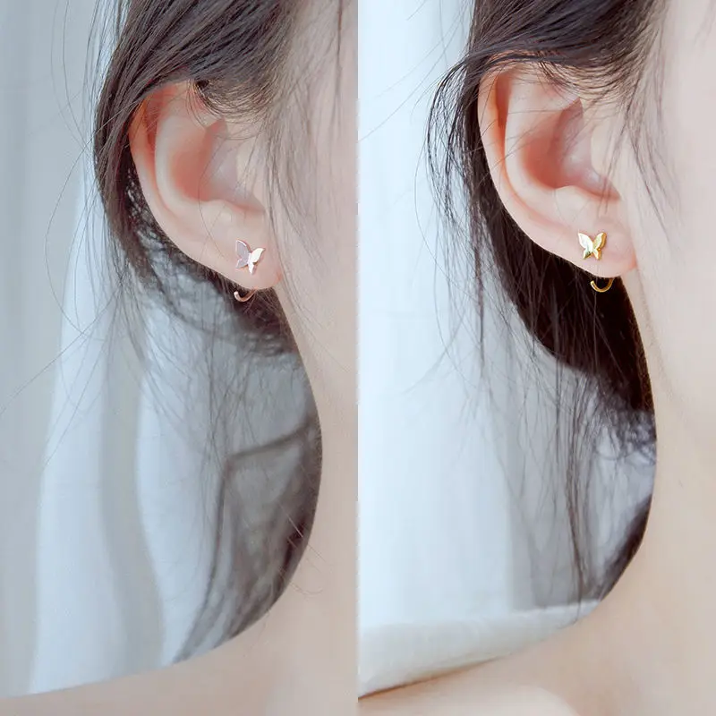 

Helix Cartilage Butterfly Fake Without Piercing Cuff Earring Earcuff Wrap Rock Earring Cuff No Piercing Women Clip Adjustable