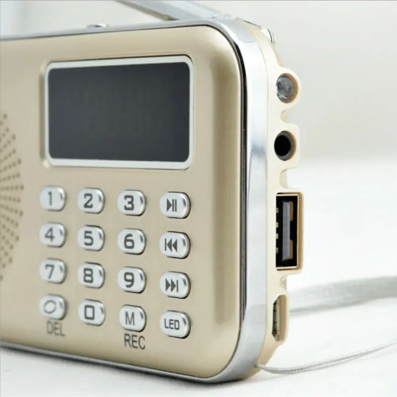4 цвета Мини Портативный ЖК цифровой fm радиоприемник динамик USB Micro SD TF карта MP3