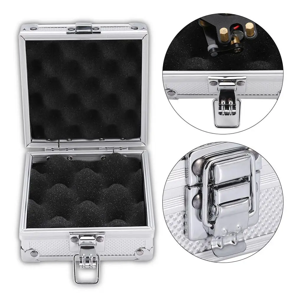 Качественный чехол для тату-машинки из алюминиевого сплава упаковка пистолета