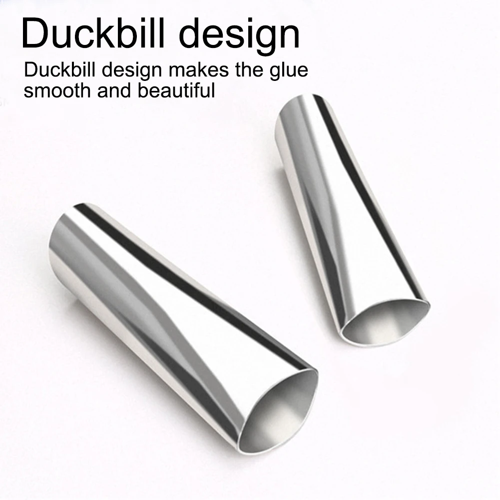 

14pcs/set Door Caulking Nozzle Brick Grout Construction Bathroom Applicator Tool Home Improvement Detachable Stainless Steel