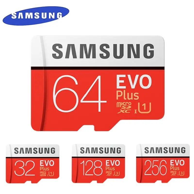Карта памяти SAMSUNG EVO карта Micro SD 32 Гб SDHC 80 Мбит/с класс 10 C10 UHS-I TF/SD карты Trans Flash SDXC 64 128