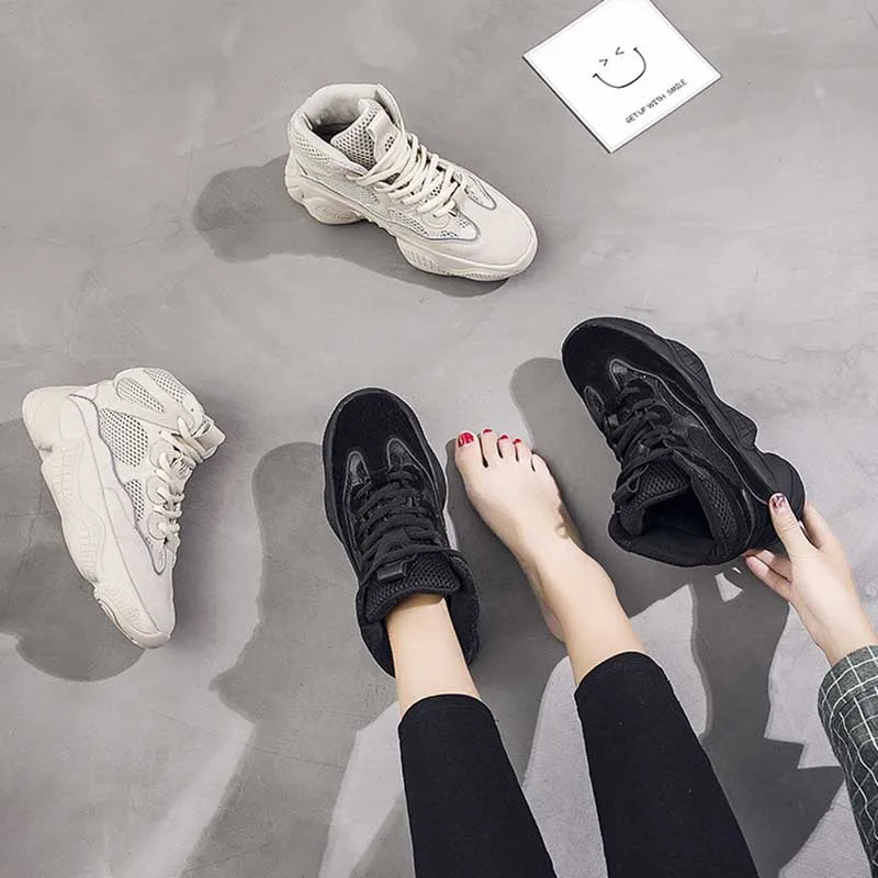 

Women Sneakers Sports Shoes High Top Comfortable for Woman Breathable Woman Run Shoes Zapatos Mujer Women's Running Shoes