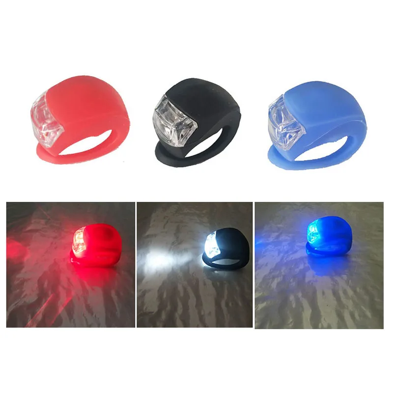 Светодиодный светильник для велосипеда силиконовый велосипедный фонарь