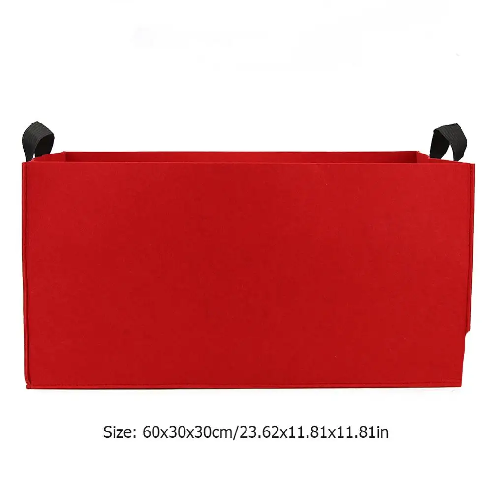 

Non-woven Plant Growth Bags Fabric Raised Bed Square Garden Flower Vegetable Planting Seedling Bag Planter Pot with Handles