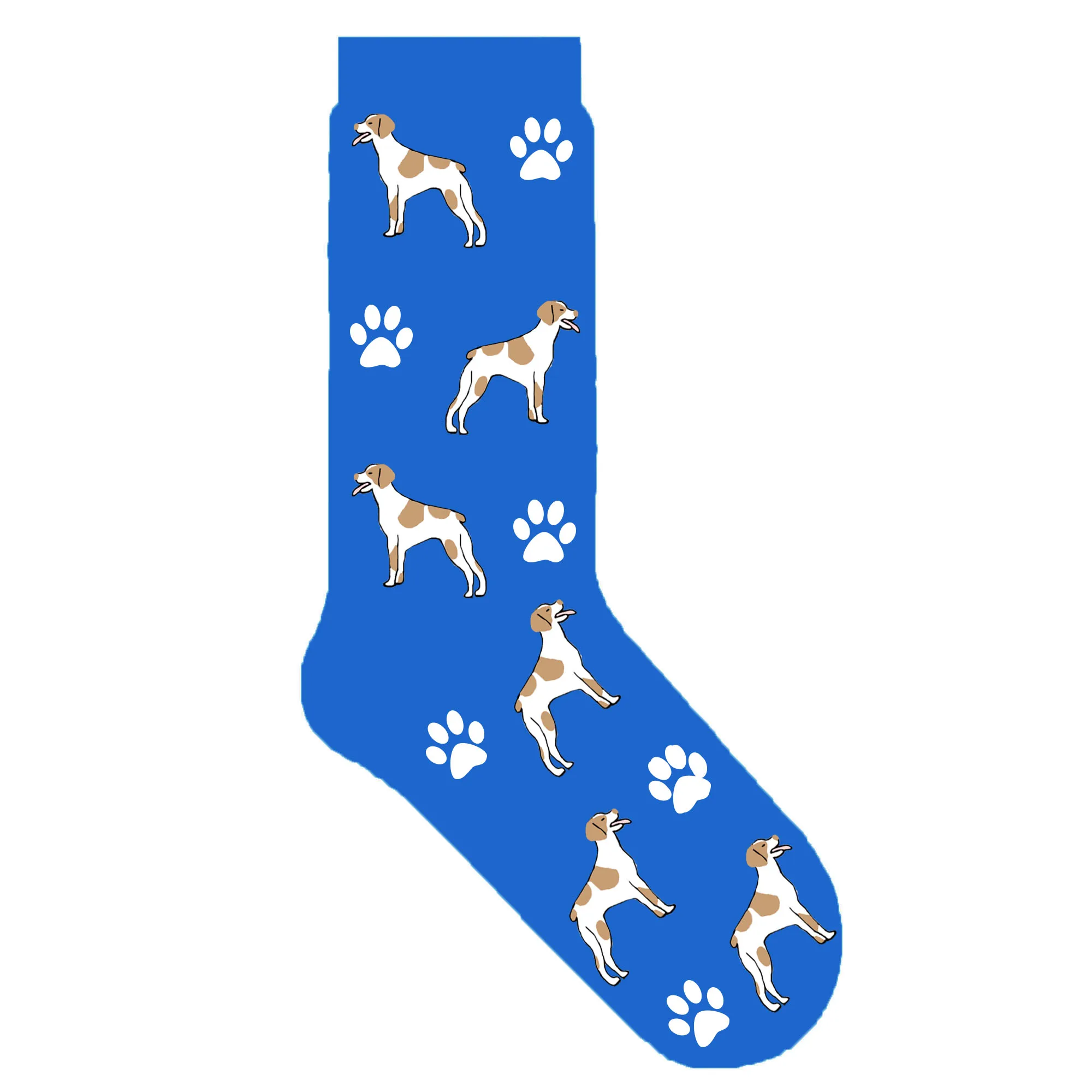 Бретань собака подарок Женщины Экипаж носки с щенком тема для собаки папа мама