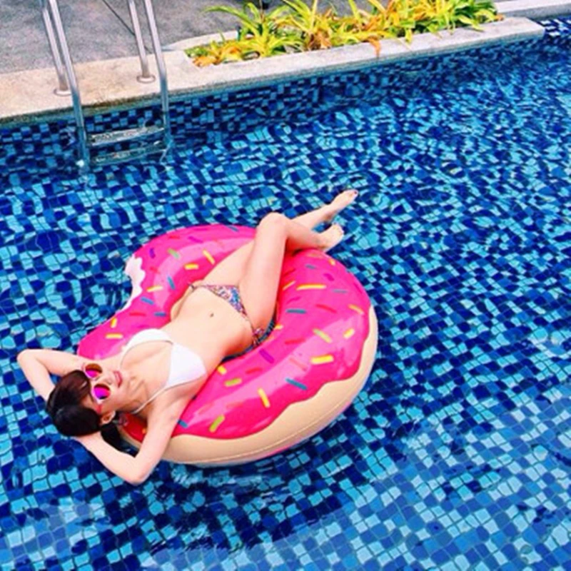 2020 надувной пончик плавательный круг для бассейна Плавающий Матрас бассейн