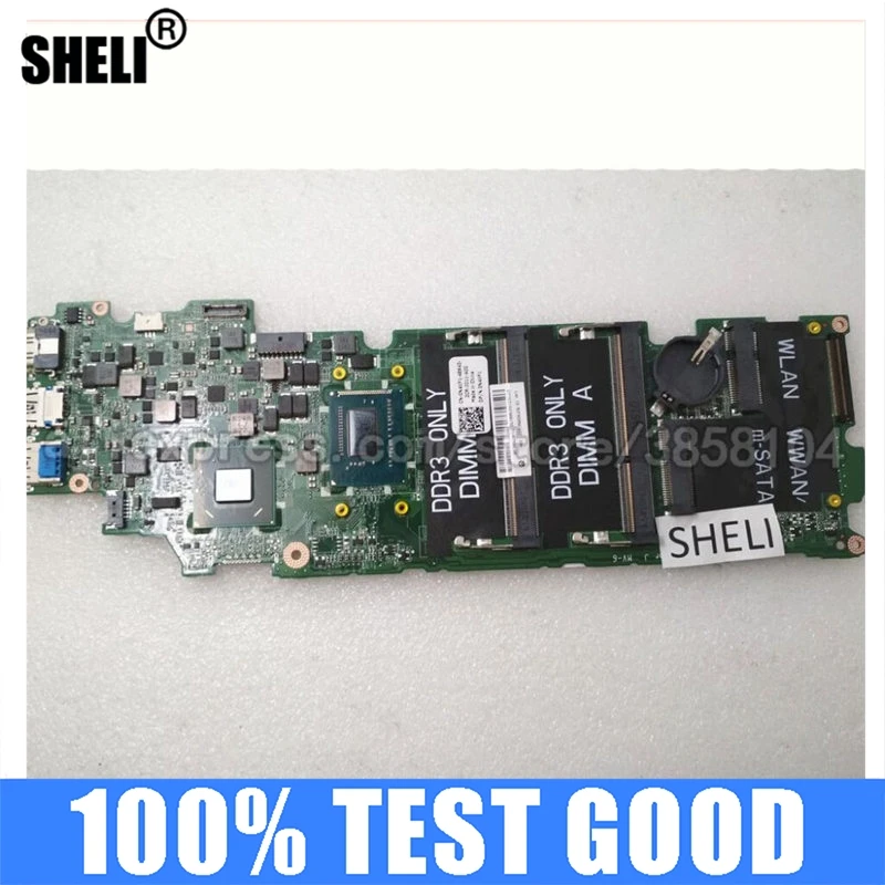

SHELI for Dell 13Z 5323 Laptop Motherboard with I7-3537U DA0V07MBAD1 CN-0N4XF1 N4XF1 Notebook Pc Mainboard 100% Tested Ok DDR3