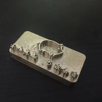 new customize hot brass stamp iron mold with logopersonalized mold heating on woodleatherleague diy giftcustom design 15cm