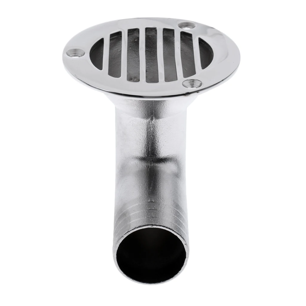 

Marine Boat Thru Hull Deck Drain 1-1/4 Inch 90 Degree Heavy Duty 316 Stainless Steel