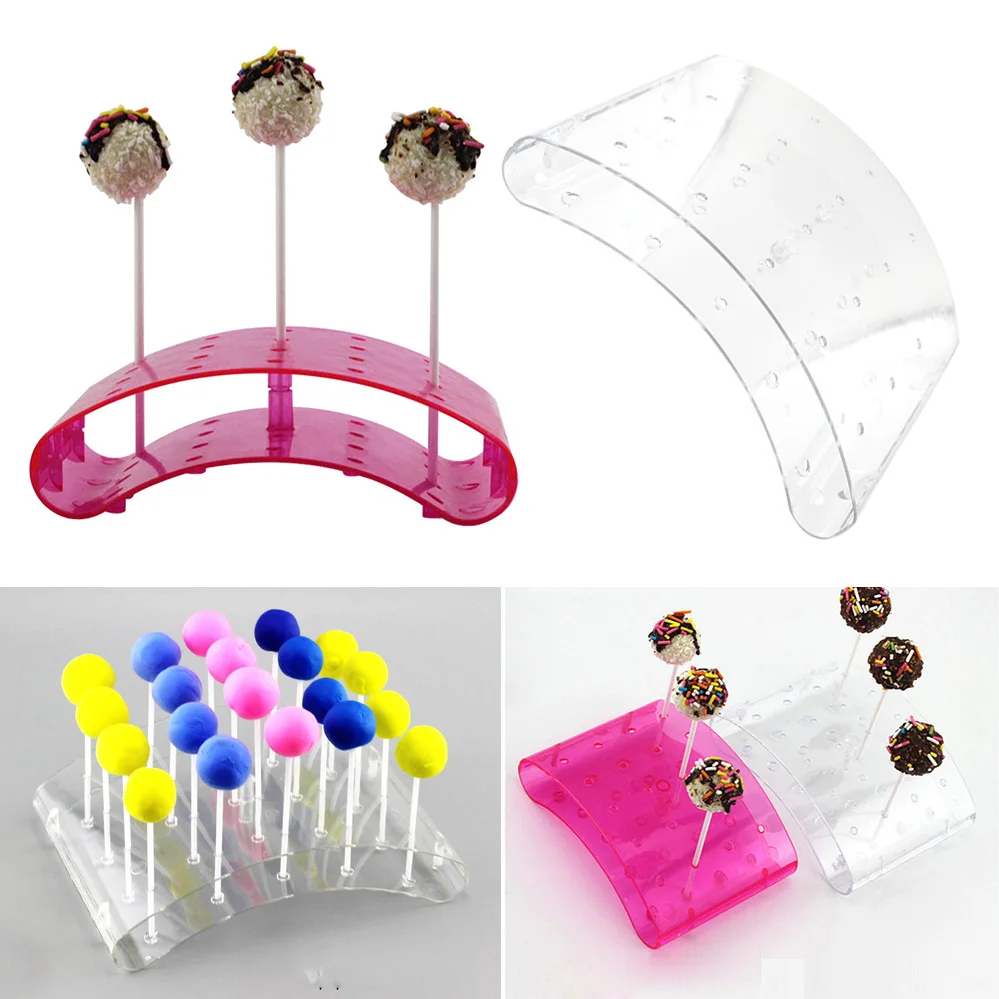 20 отверстий торт поп подставка для леденцов Дисплей Держатель основы полка DIY