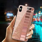 Чехол из закаленного стекла для iPhone 13 mini 12 11 13 pro max XS XR X 8 7 6s Plus Samsung S8 S9 S10 plus