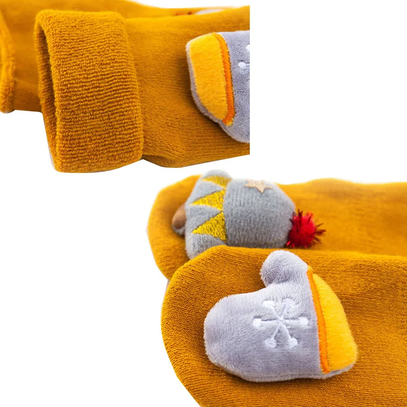 Детские красные рождественские носки детские зимние нескользящие махровые