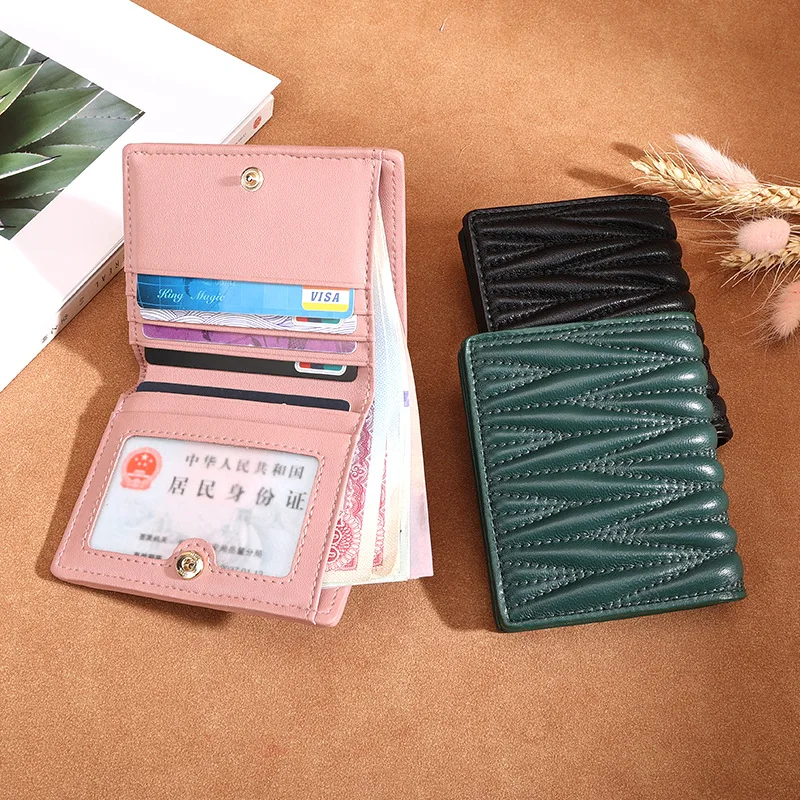 

Женский кошелек из натуральной кожи, с отделением для монет