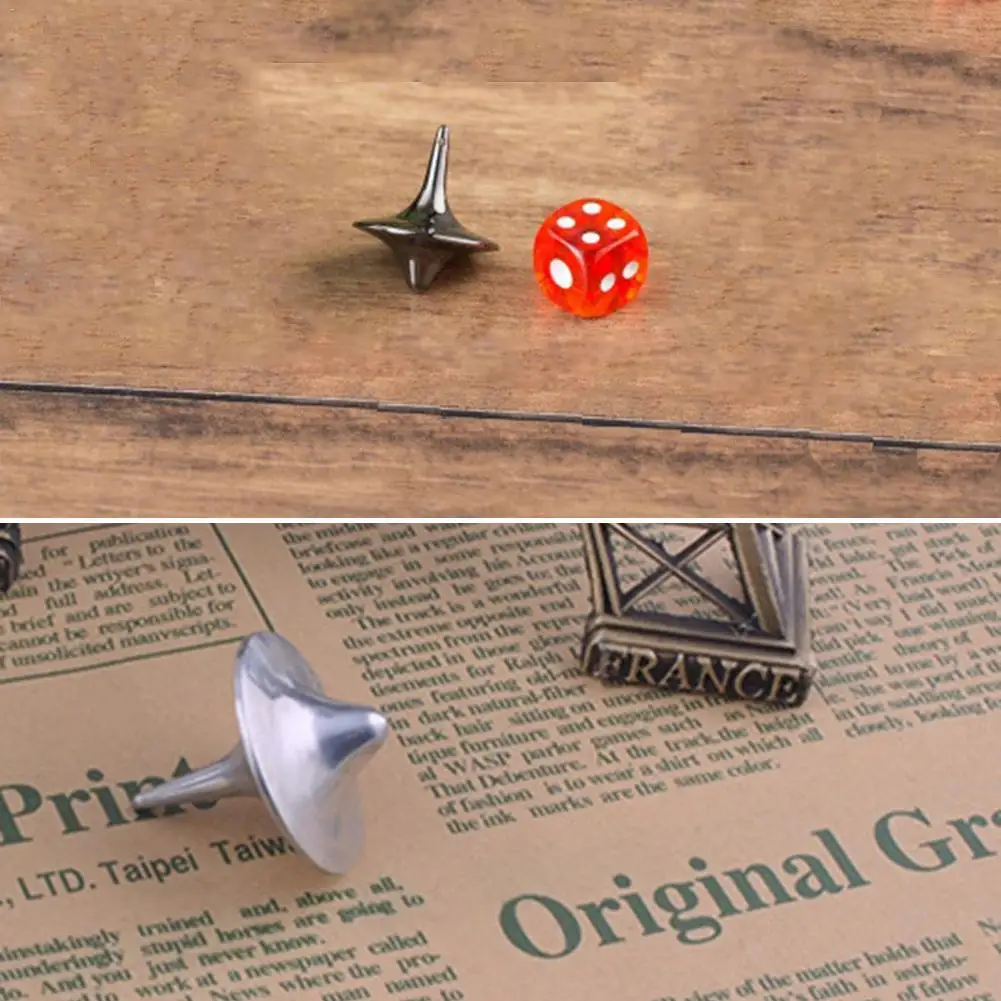 Металлический вращающийся Топ игрушки для детей и взрослых антистрессовый