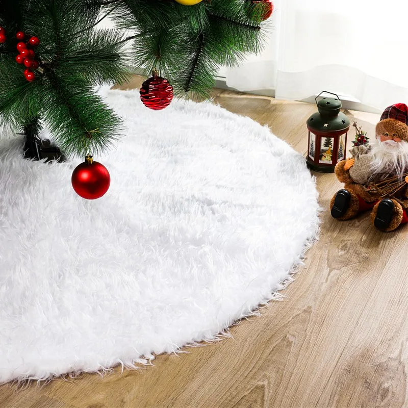 

New Plush Christmas Tree Skirt Decorations Holiday Dressing Supplies Christmas Tree Decorations Can Be Customized