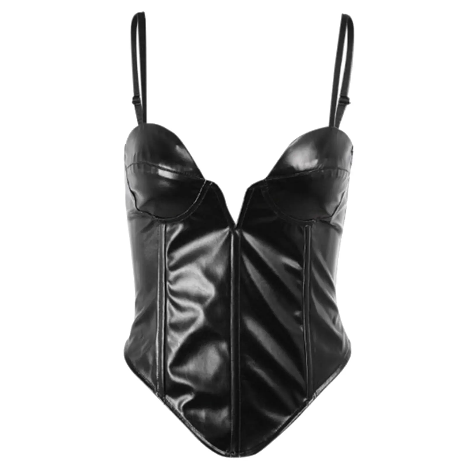 

Женские летние пикантные туфли на танкетке с открытым майка; ПУ искусственная кожа; Блестящие V образным вырезом с низким вырезом на бретель...