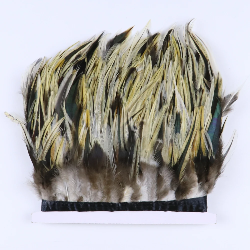 5 метров реальный петух в виде павлиньих перьев планки бахрома гусей перо лента