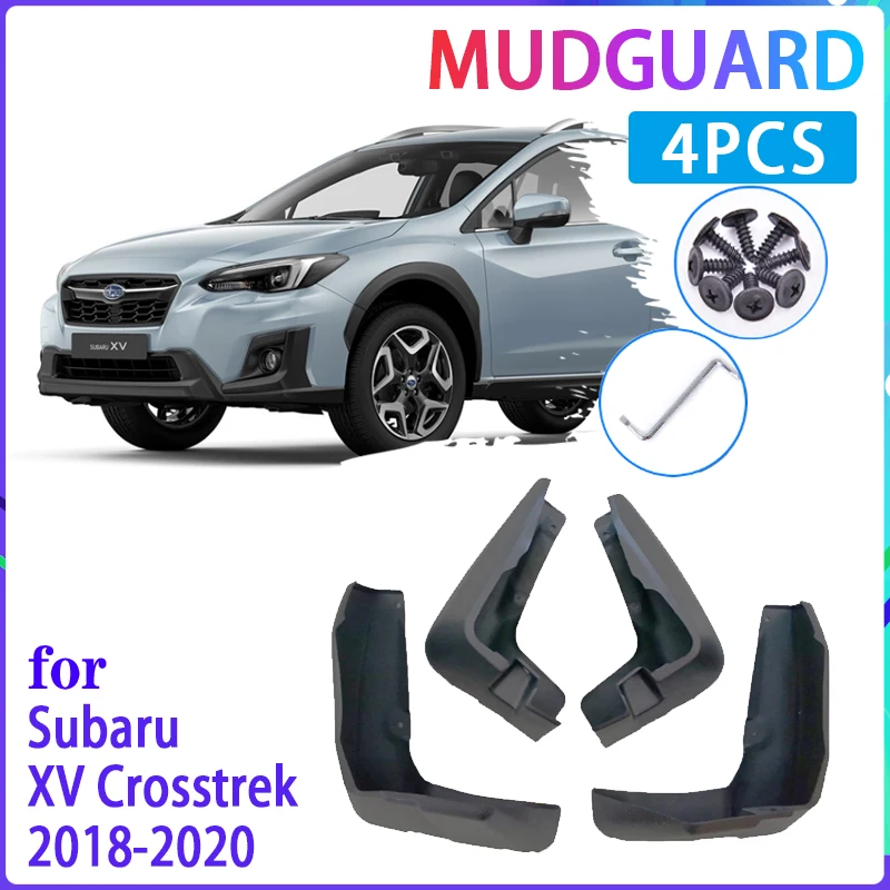 4 PCS Car Mud Flaps for Subaru XV Crosstrek 2018 2019 2020 Mudguard Splash Guards Fender Mudflaps Auto Accessories
