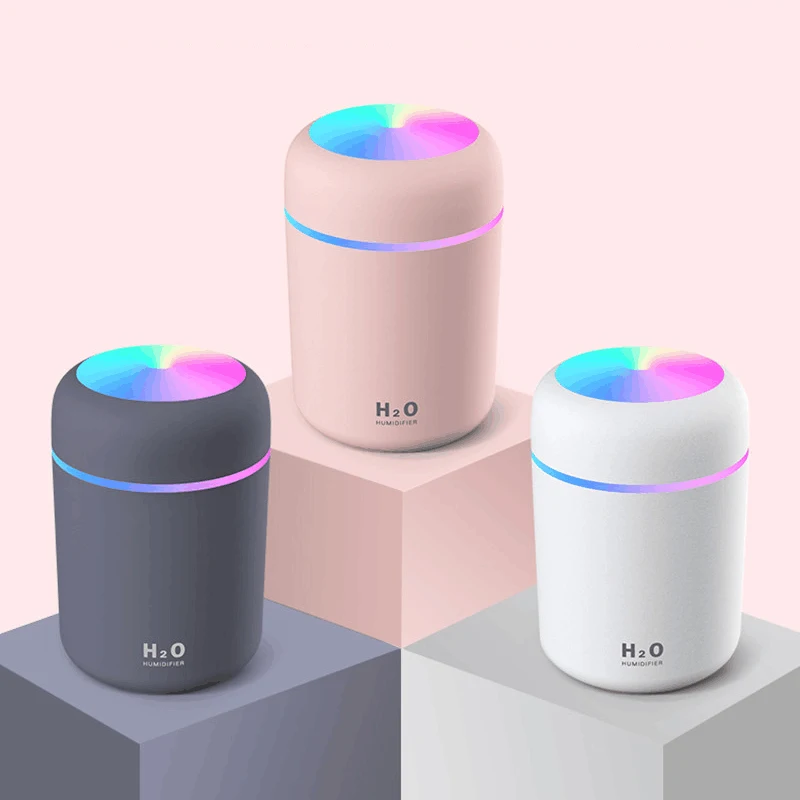 

Мини-увлажнитель воздуха светодиодный светильник USB Ультразвуковой Dazzle чашка для дома увлажнитель воздуха Арома диффузор прохладный туман...