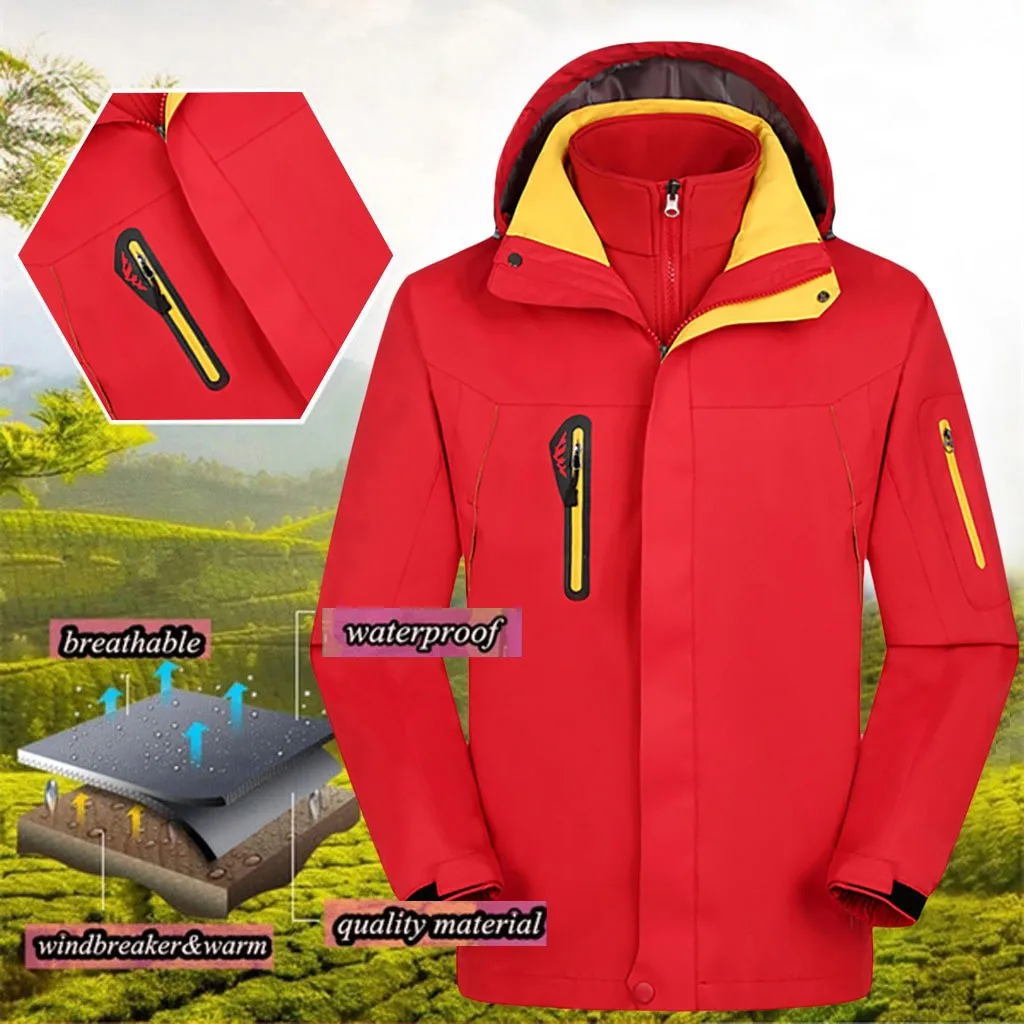 Мужская весенне-осенняя уличная/походная куртка ветровка для горного туризма и