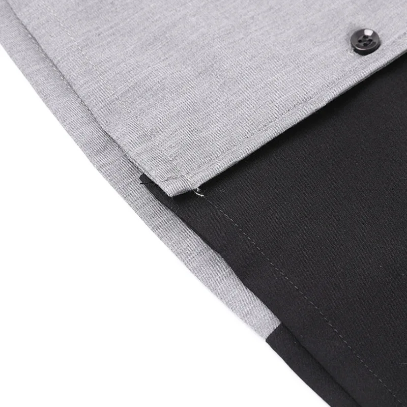 

Mozision Patchwork Peter Pan Collar Shirt Women Single Breasted Long Sleeve Shirts Ladies Winter New Streetwear Elegant Blouse