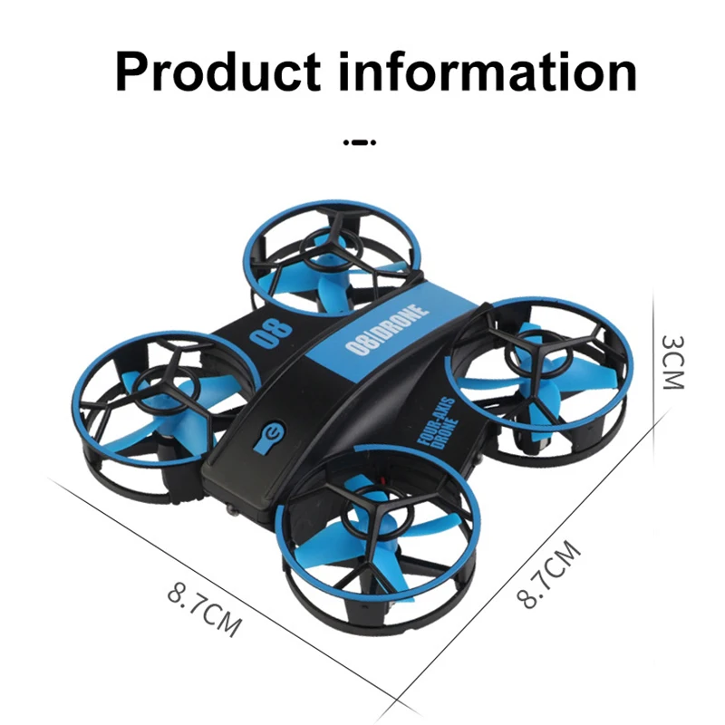

RH821 Mini Drone One Key Take Off/Land Auto Hovering 3D Flip Mini Nano Drone RC Helicopter Toy For Kids