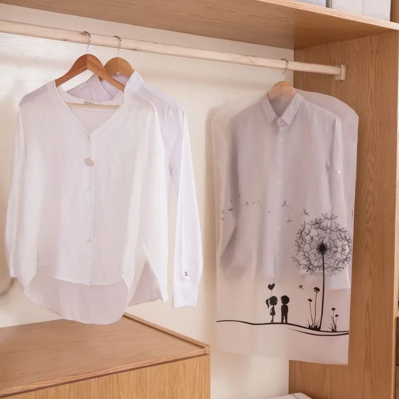 

New Translucent PEVA Suit Coat Garment Suit Bag Clothing Dust Cover