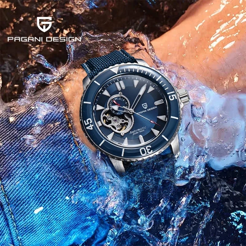 

PAGANI DESIGN Men's Wrist Watches 2021 Top Brand Luxury Automatic Watch For Men NH39 Mechanical Waterproof Sport Luminous Bezel