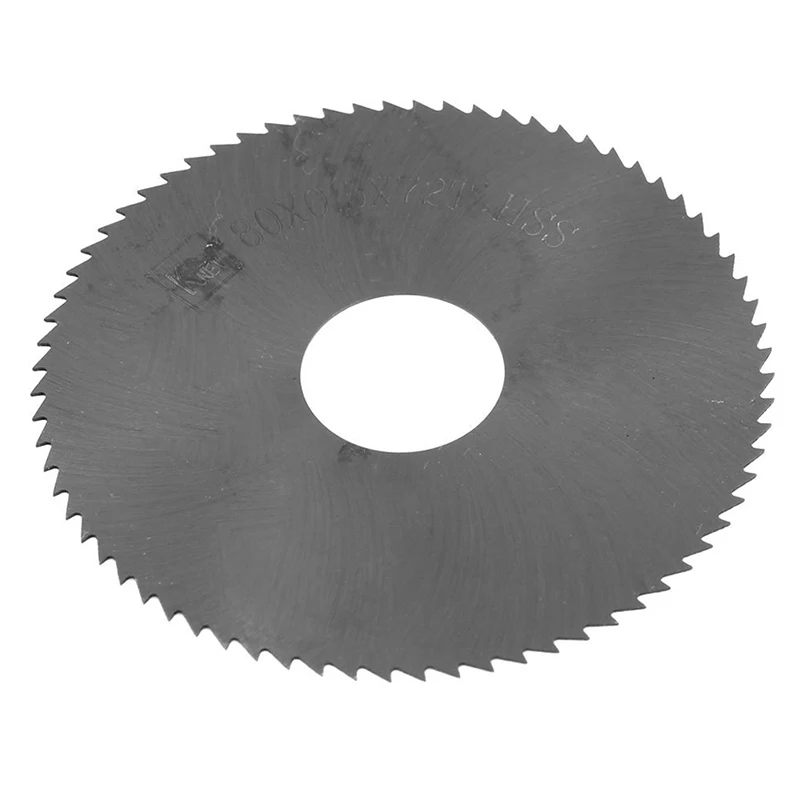 72 Teeth HSS 80 Mm X 0.5 Mm X 22 Mm, Longitudinal Saw Blade Spare Part