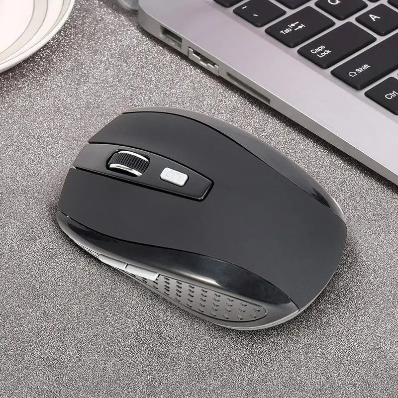 

Wireless Optical Mouse Portable Cordless Optical Scroll Mouse With 6 Keys for PC Laptop