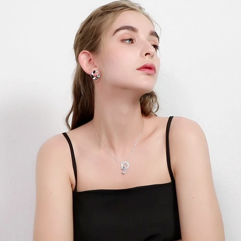 Женские серьги гвоздики из серебра 925 пробы с черной шпинелью|Серьги-гвоздики| |