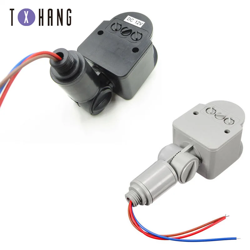 Открытый движения Сенсор переключатель 12V настенный светильник светодиодный PIR