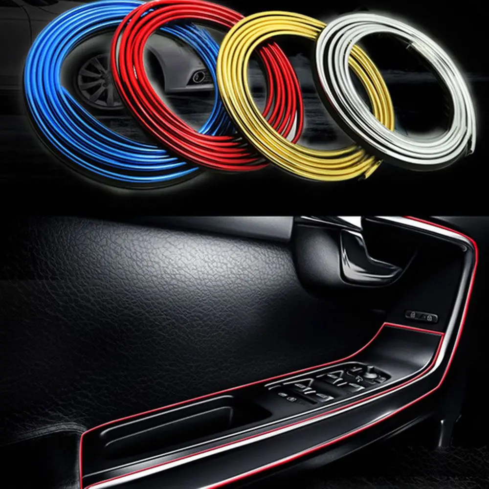 5 м/лот автомобильный Стайлинг Автомобильная Дверь Приборная панель