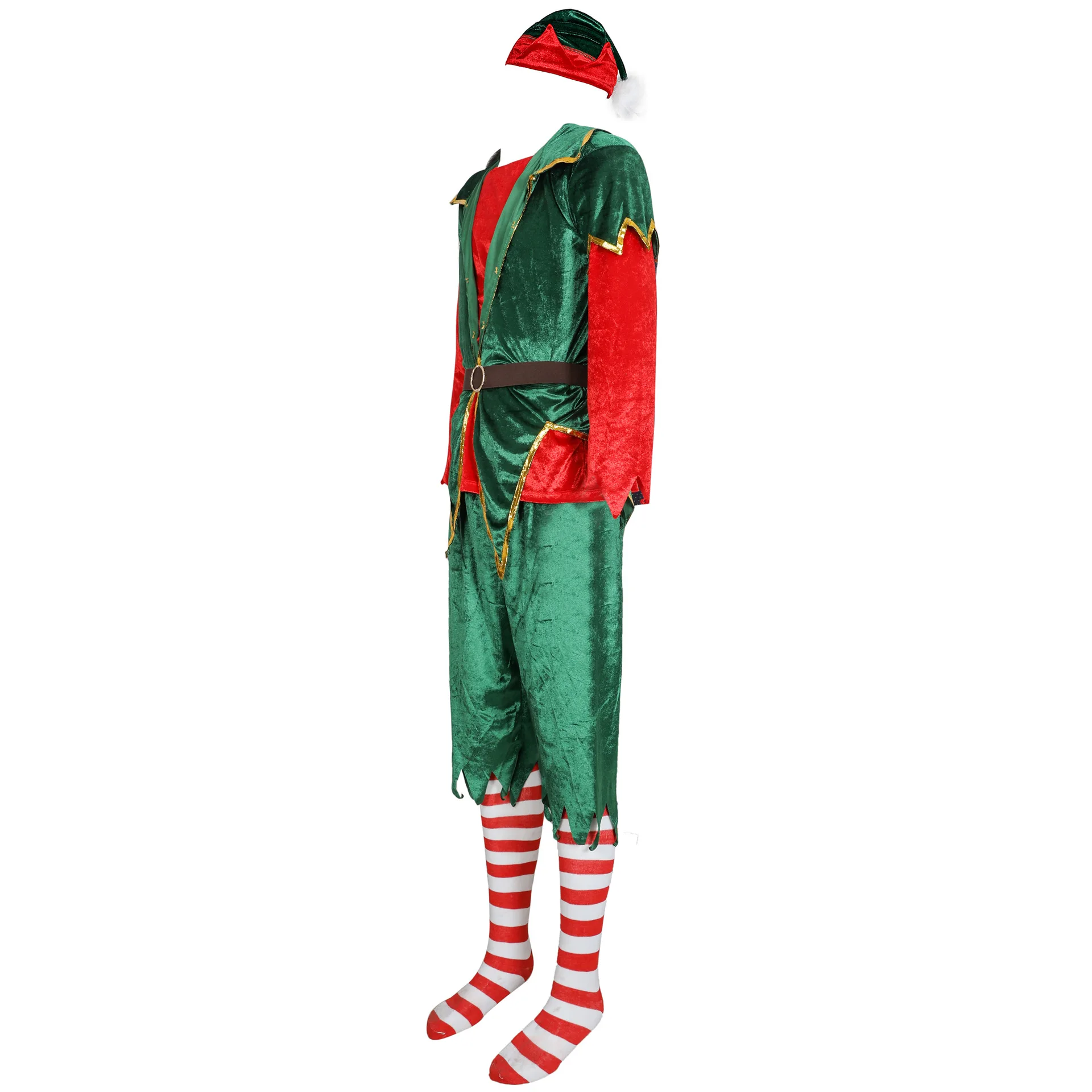 Рождественский костюм Elf Naughty Match Dress взрослые парные забавные праздничные